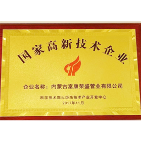 國家高新技術企業