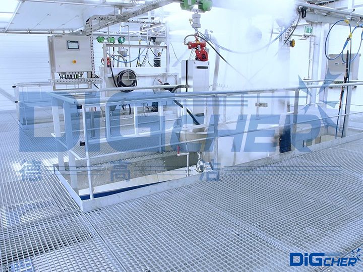 高壓水自動化罐車清（qīng）洗係統作業平台（tái）