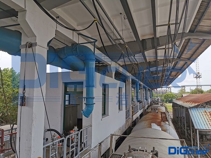 自（zì）動化高壓水鐵（tiě）路（lù）罐車洗罐站