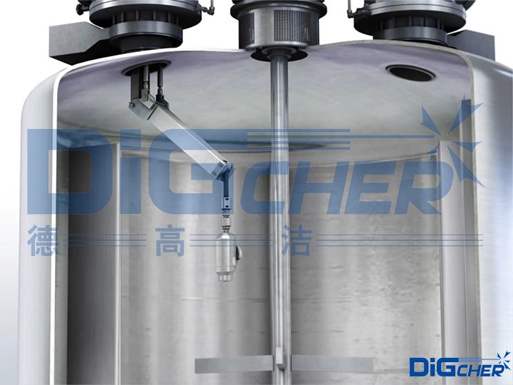 自（zì）動化清洗（xǐ）反應（yīng）釜示意（yì）圖