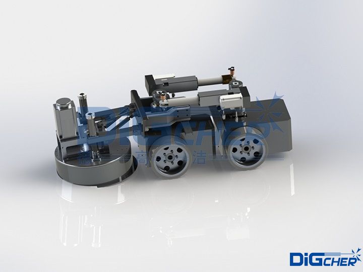 全液壓襯砌台車模板(bǎn)清理機器人