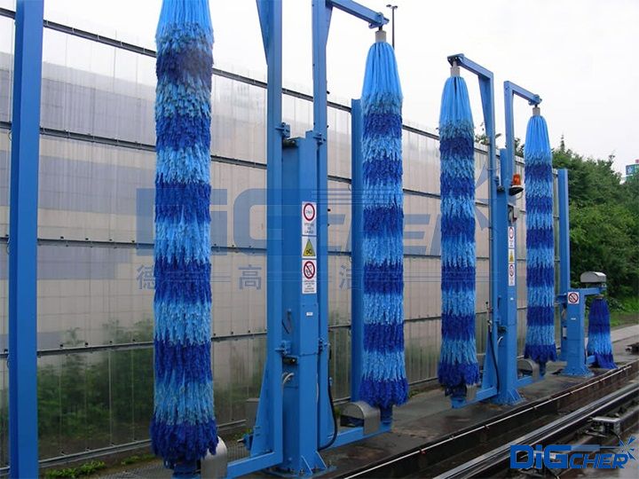 全自(zì)動軌道列車清洗係統