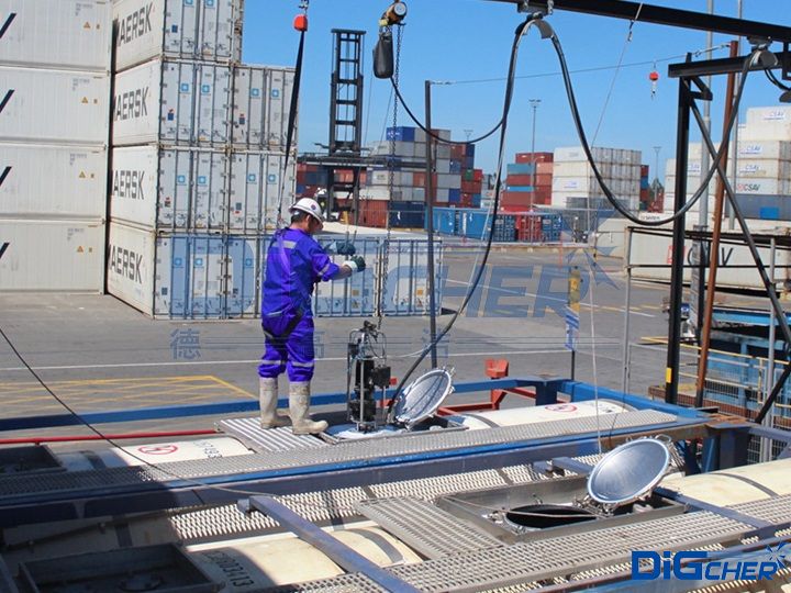 罐（guàn）式集裝箱高壓水自動化清洗係統