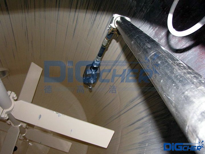 德高(gāo)潔容器高壓水自動清洗係統執行機構