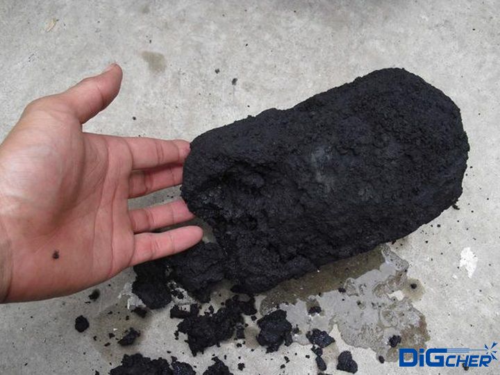 清出的（de）廢渣