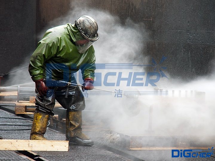 超高壓清洗機作業現（xiàn）場