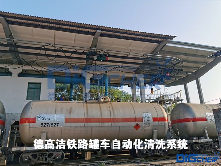 德高潔鐵路罐車自動化清洗係（xì）統