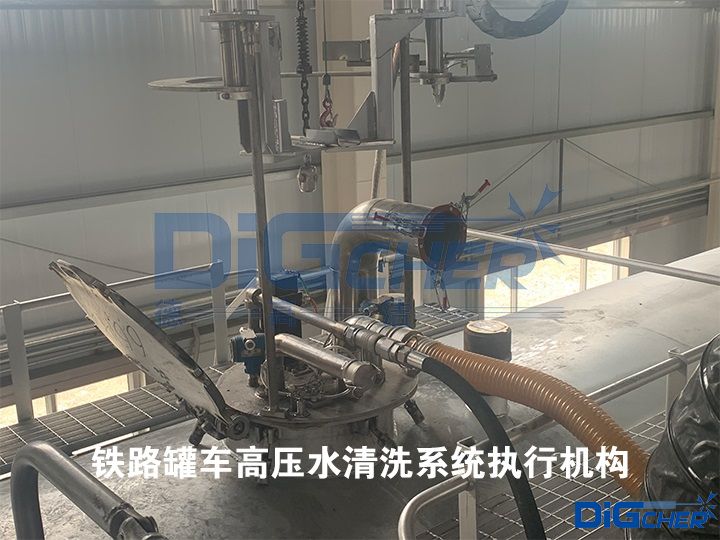 鐵路罐車高壓水清洗係（xì）統執行機構（gòu）