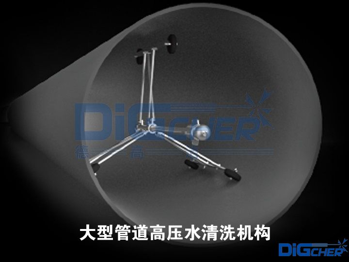 大（dà）型管道高壓水清洗機構