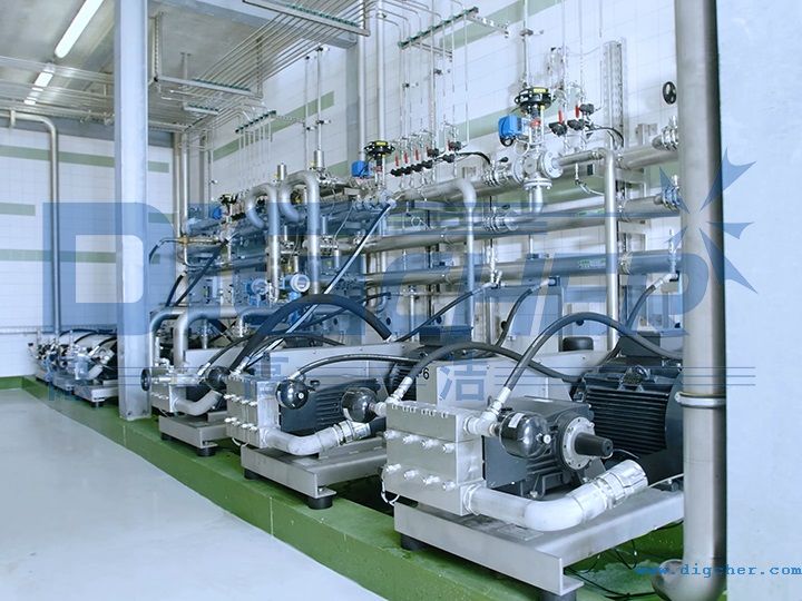 高壓水自動化罐車清洗係統高壓(yā)泵站