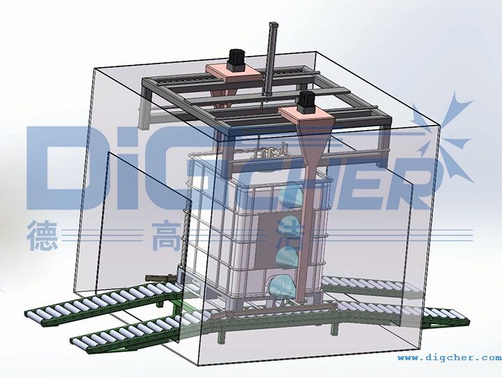 ICB噸桶高壓水自動（dòng）清洗（xǐ）線