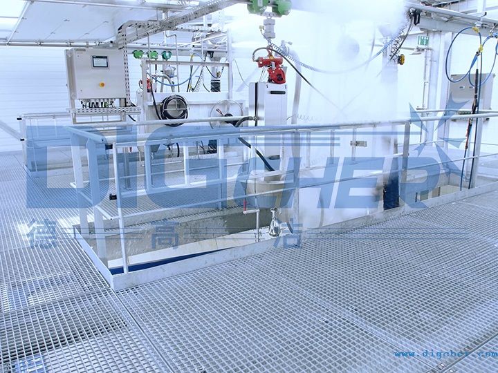 高壓水自動化罐車清洗係統作業平台