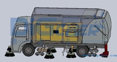 多功能軌（guǐ）道槽清洗車