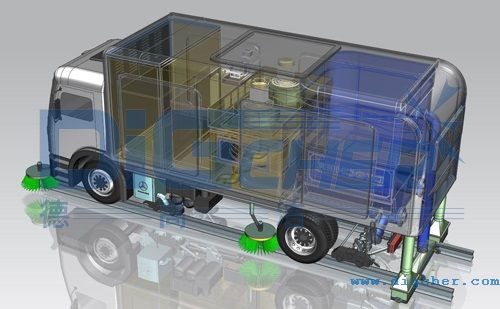 德高潔多(duō)功能軌道清洗(xǐ)車